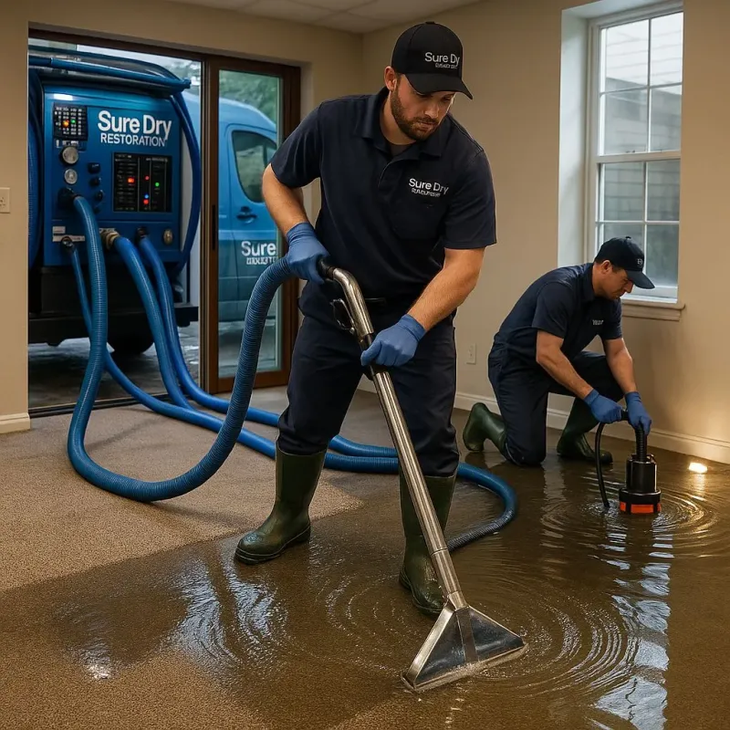 Water Extraction and Removal process in Amesbury, MA